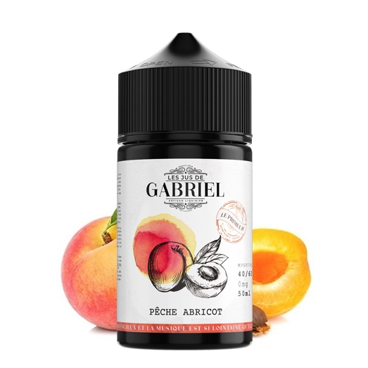 Pêche Abricot 50ml JUS GABRIEL