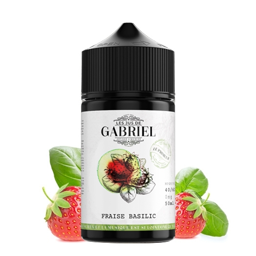 e liquide Fraise basilic 50ml 