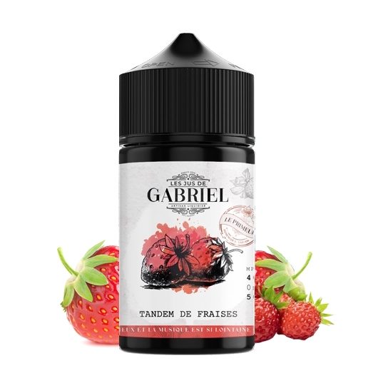 Tandem de Fraises 50ml LES JUS DE GABRIEL