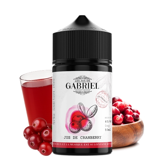 Jus de Cranberry - JUS DE GABRIEL