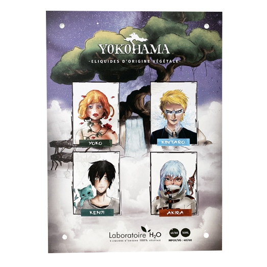PLV Panneau dur Perforé A3 YOKOHAMA PLV Panneau dur Perforé A3 YOKOHAMA
