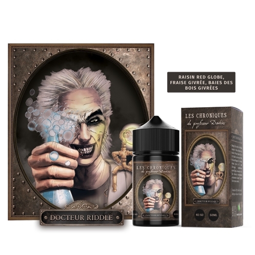 Docteur Riddle 50ml LES CHRONIQUES DU PROFESSEUR DAWKINS Docteur Riddle 50ml LES CHRONIQUES DU PROFESSEUR DAWKINS